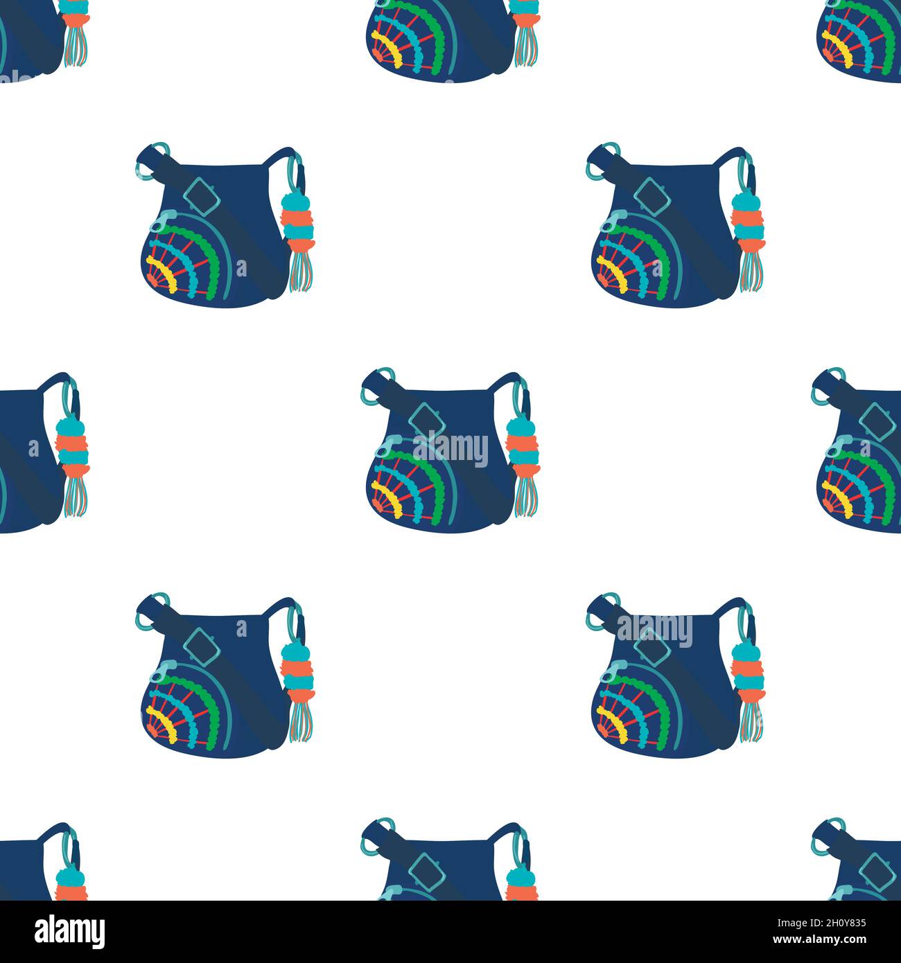 Teenage school backpack pattern seamless background texture repeat ...