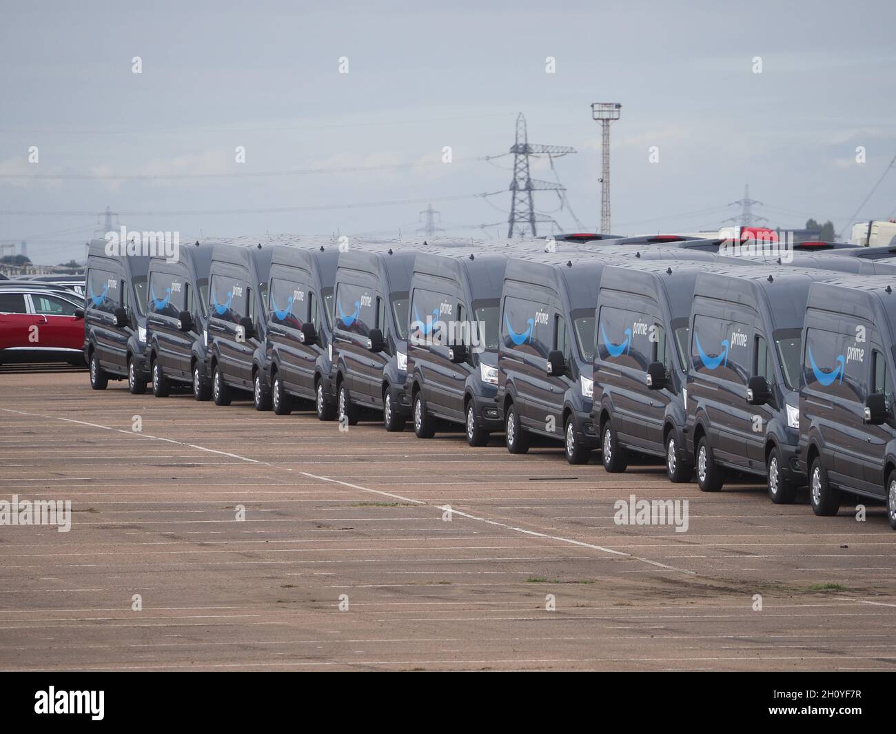 Amazon prime van hires stock photography and images Alamy