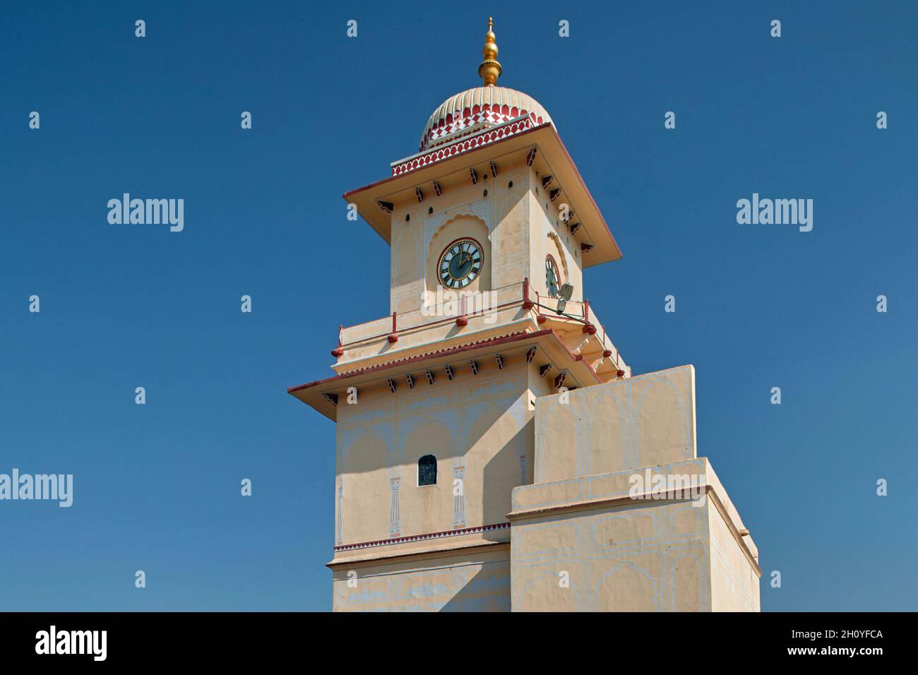 24Nov2007Clock tower in City palace complex ; Jaipur ; Rajasthan