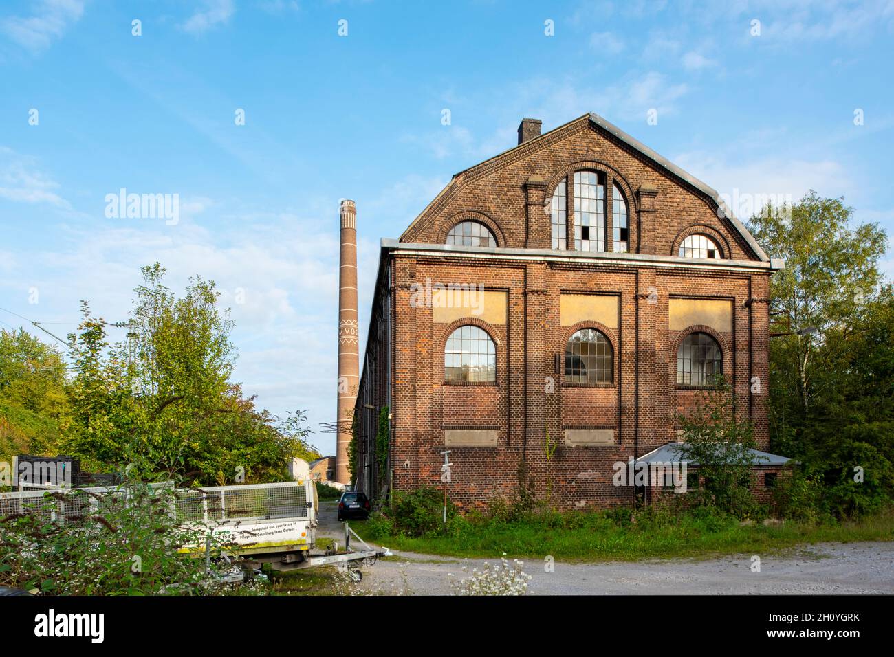 Deutschland, Nordrhein-Westfalen, Essen-Horst, Zeche Wohlverwahrt, Zechengebäude von 1910 Stock Photo