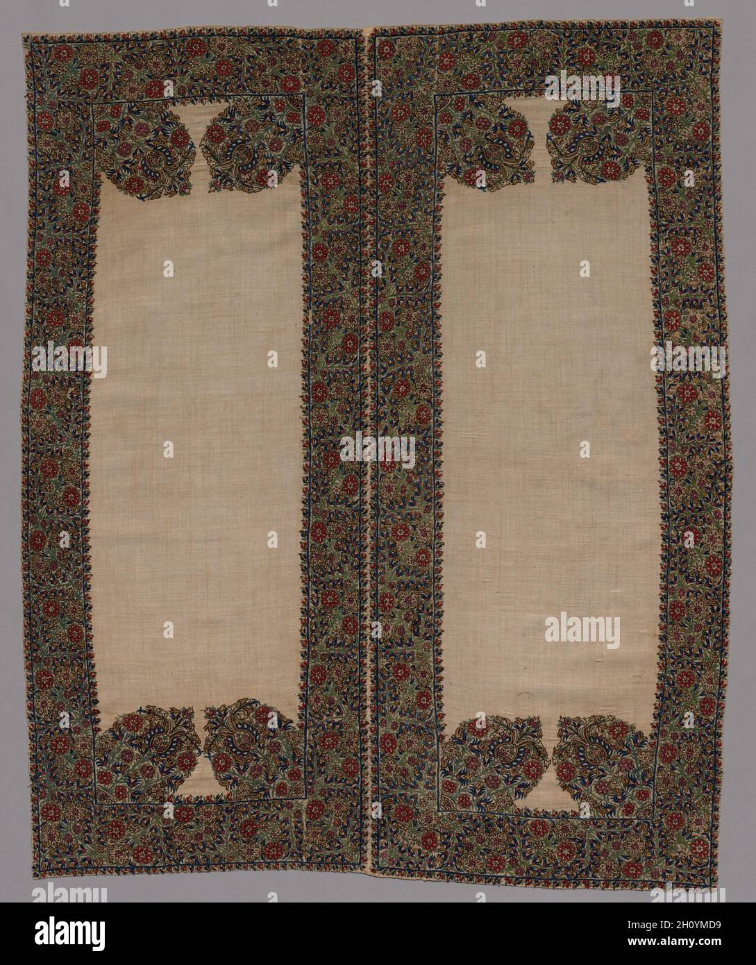 Front and Back of a Bolster Case, 1700s. Greece, Epirus, Yaninna, 18th