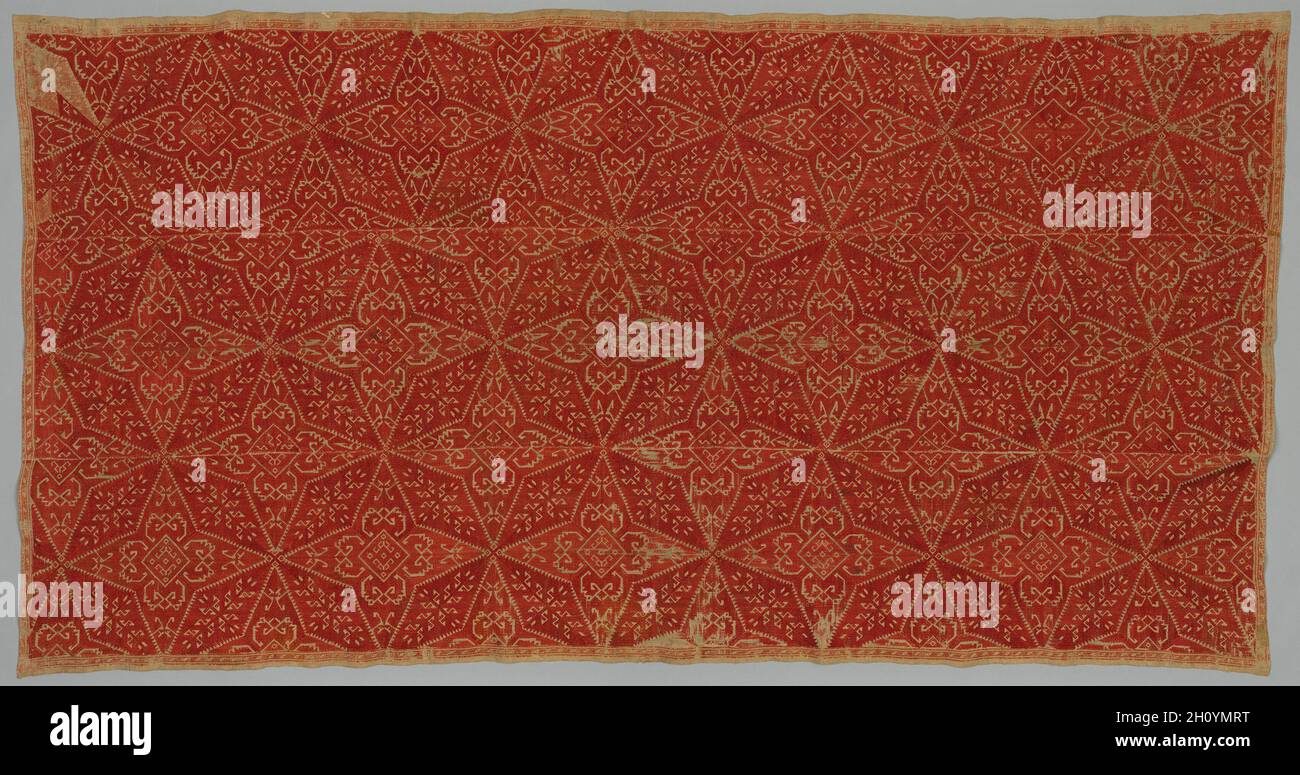 Bed Curtain, 1700s. Greece, Cyclades Islands, Naxos, 18th century