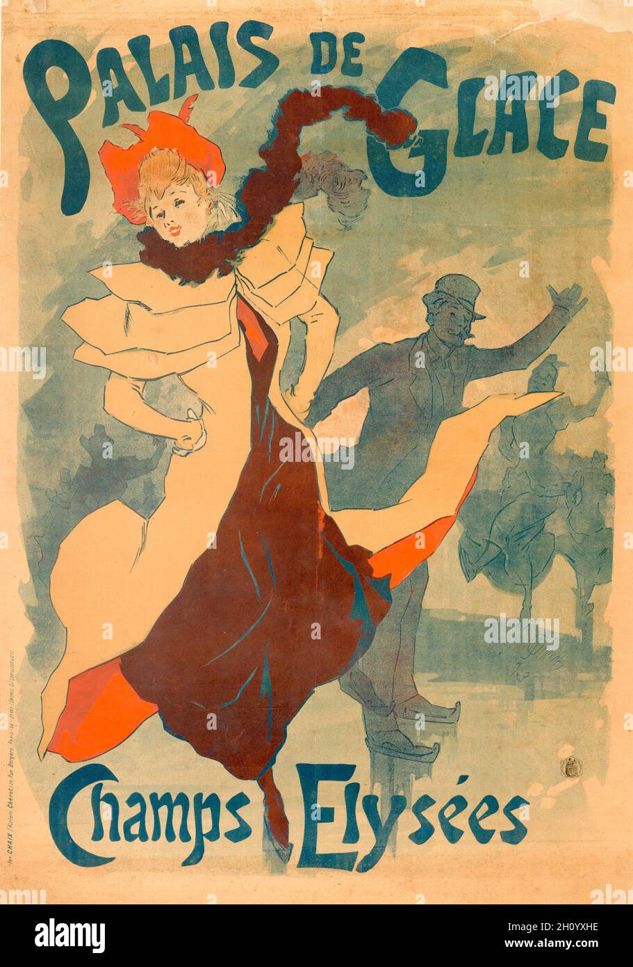Art Nouveau Belle Epoque Poster 1897 JULES CHERET La danse du feu