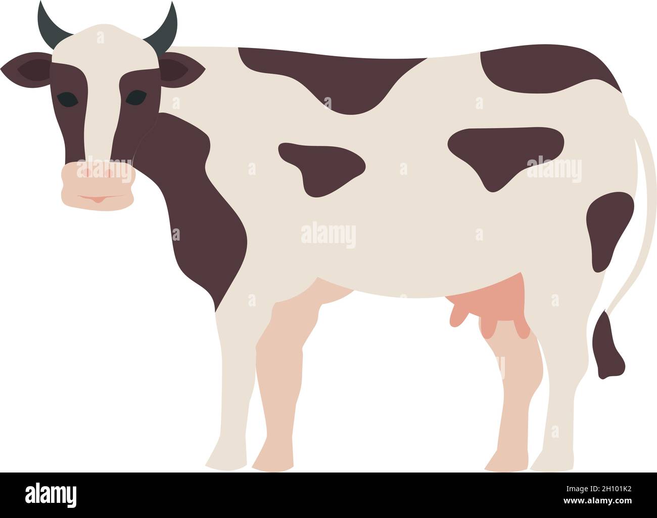 cow farm animal Stock Vector Image & Art - Alamy