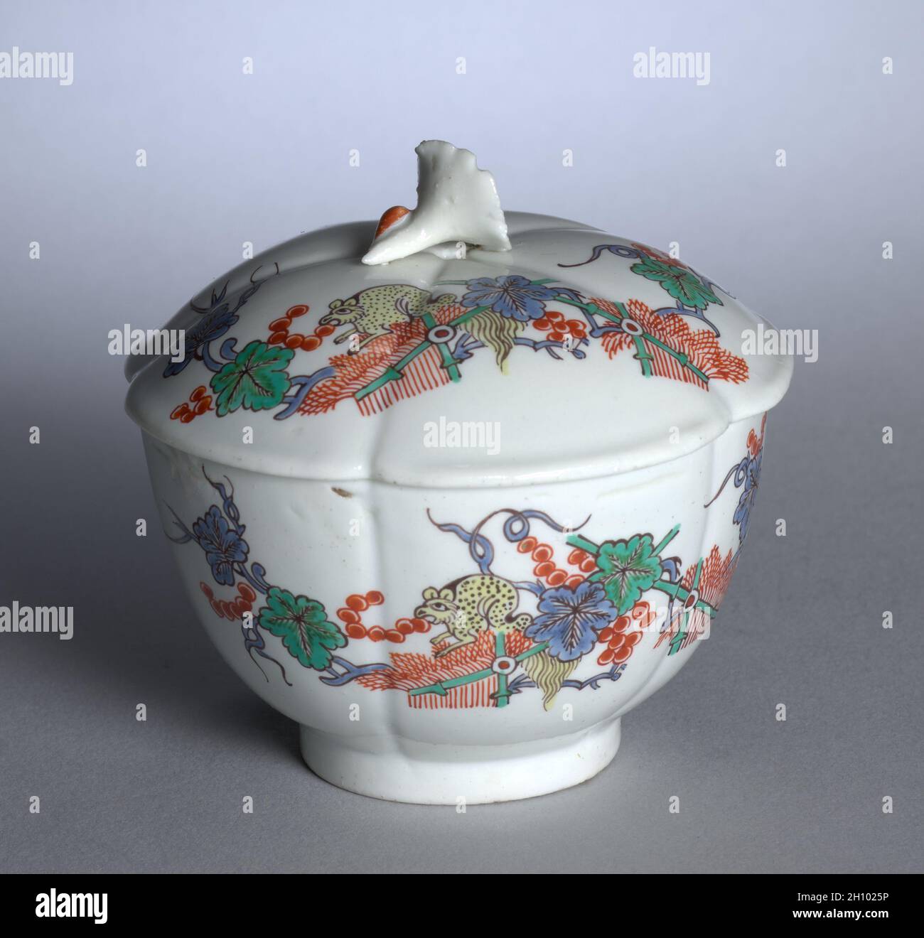 French Lidded Garniture Vase in the Kakiemon Style French Lidded Garniture Vase in the Kakiemon Style