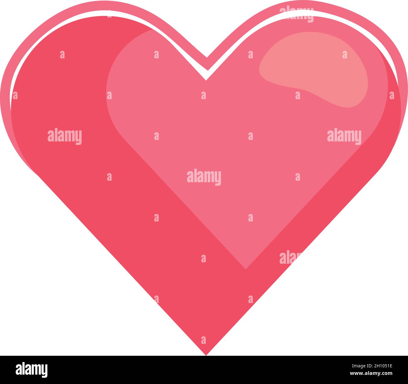 red heart love Stock Vector Image & Art - Alamy