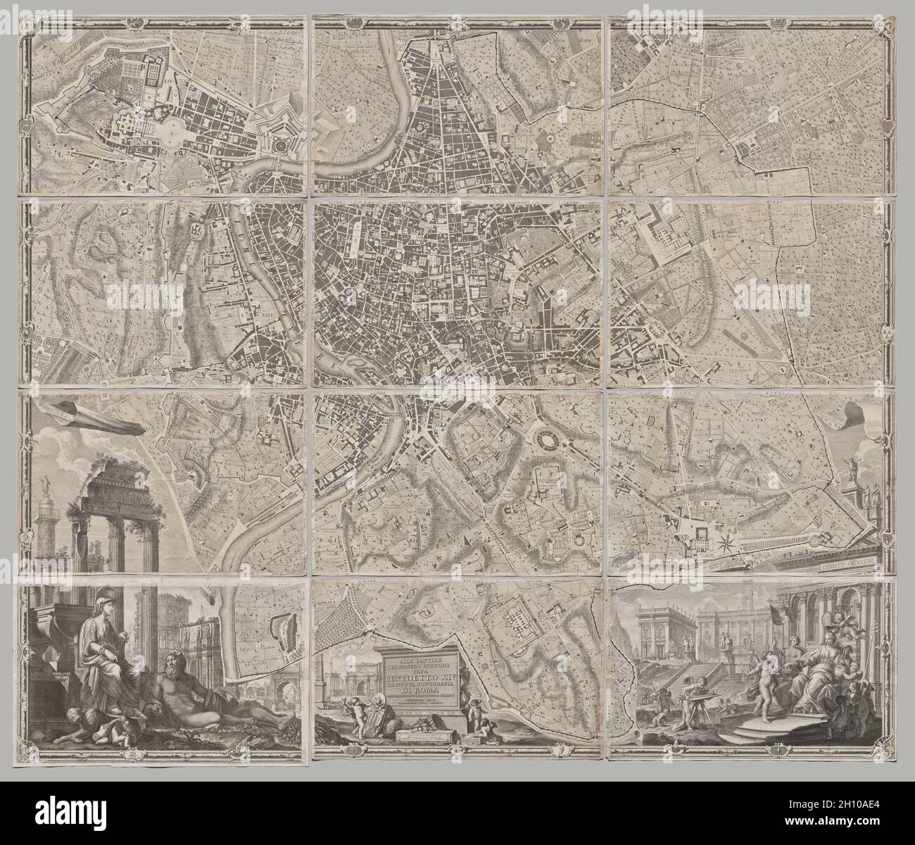 Nolli map of rome hi-res stock photography and images - Alamy