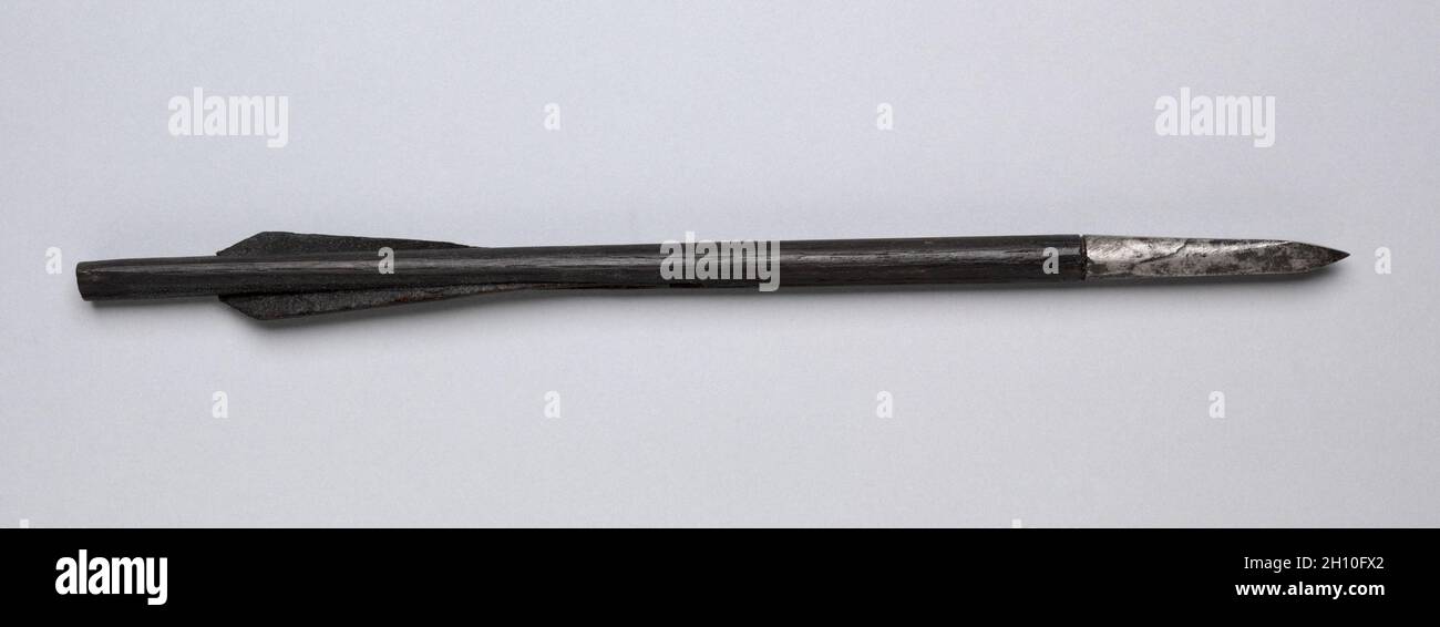 Crossbow Bolt, 1500s–1600s. Germany, 16th-17th century. Wood, leather