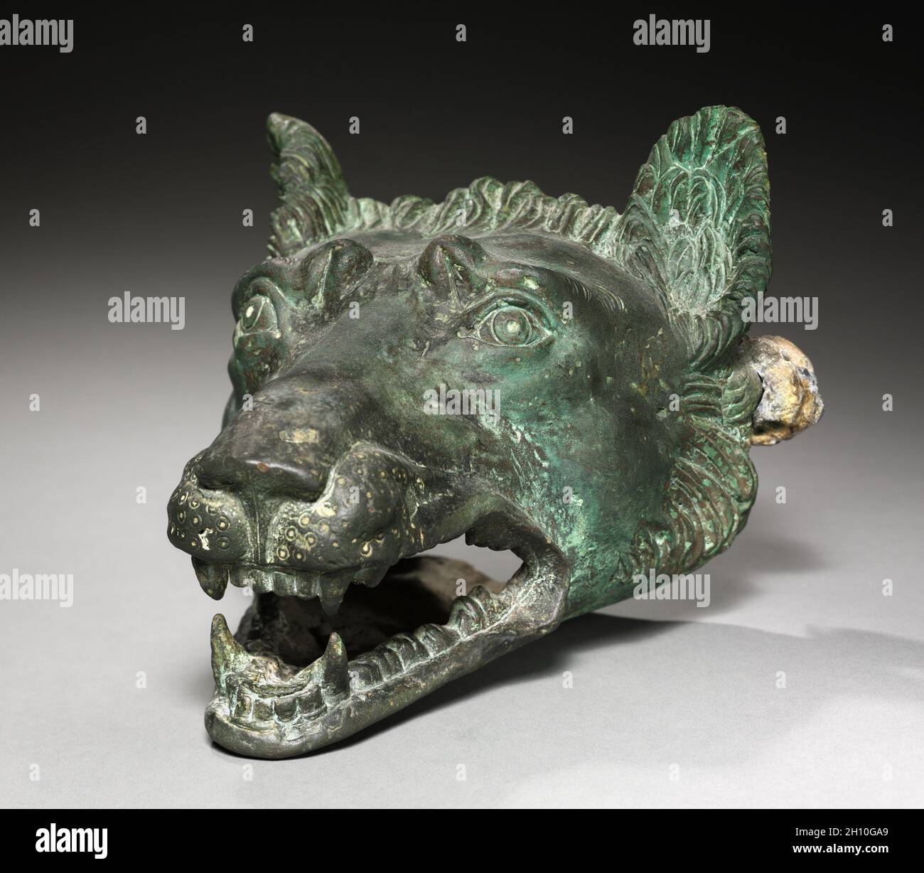 Wolf-Head Barge Fixture, AD 1-100. Italy, Rome, 1st century