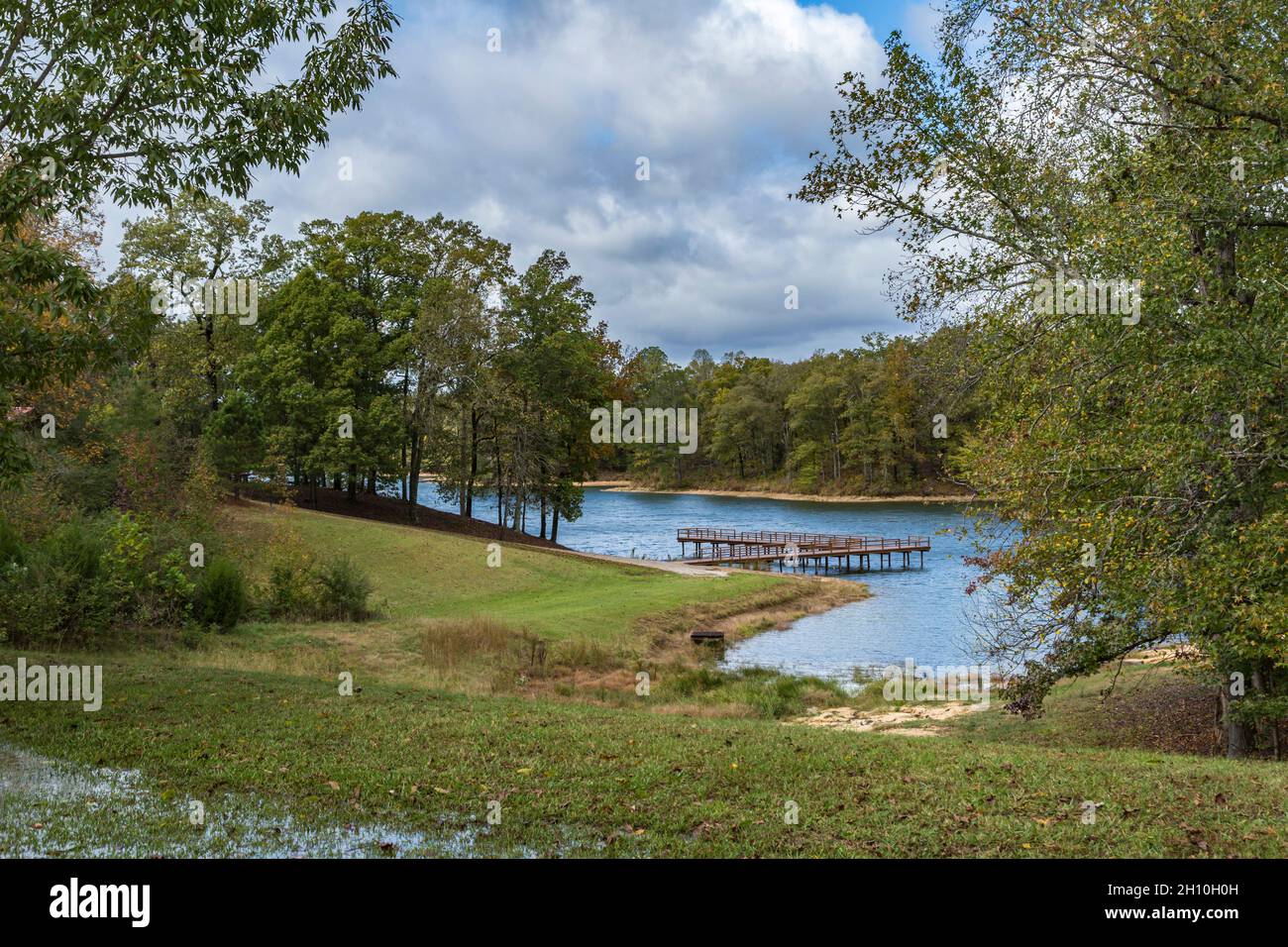 Lake Lee at Tombigbee State Park near Tupelo, Mississippi Stock Photo