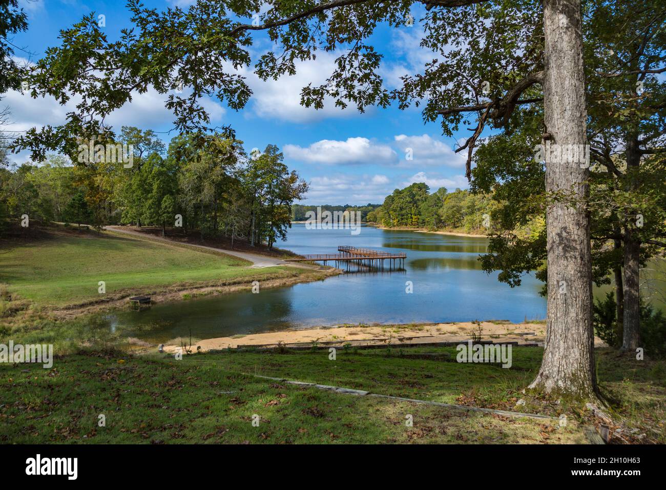 Lake Lee at Tombigbee State Park near Tupelo, Mississippi Stock Photo
