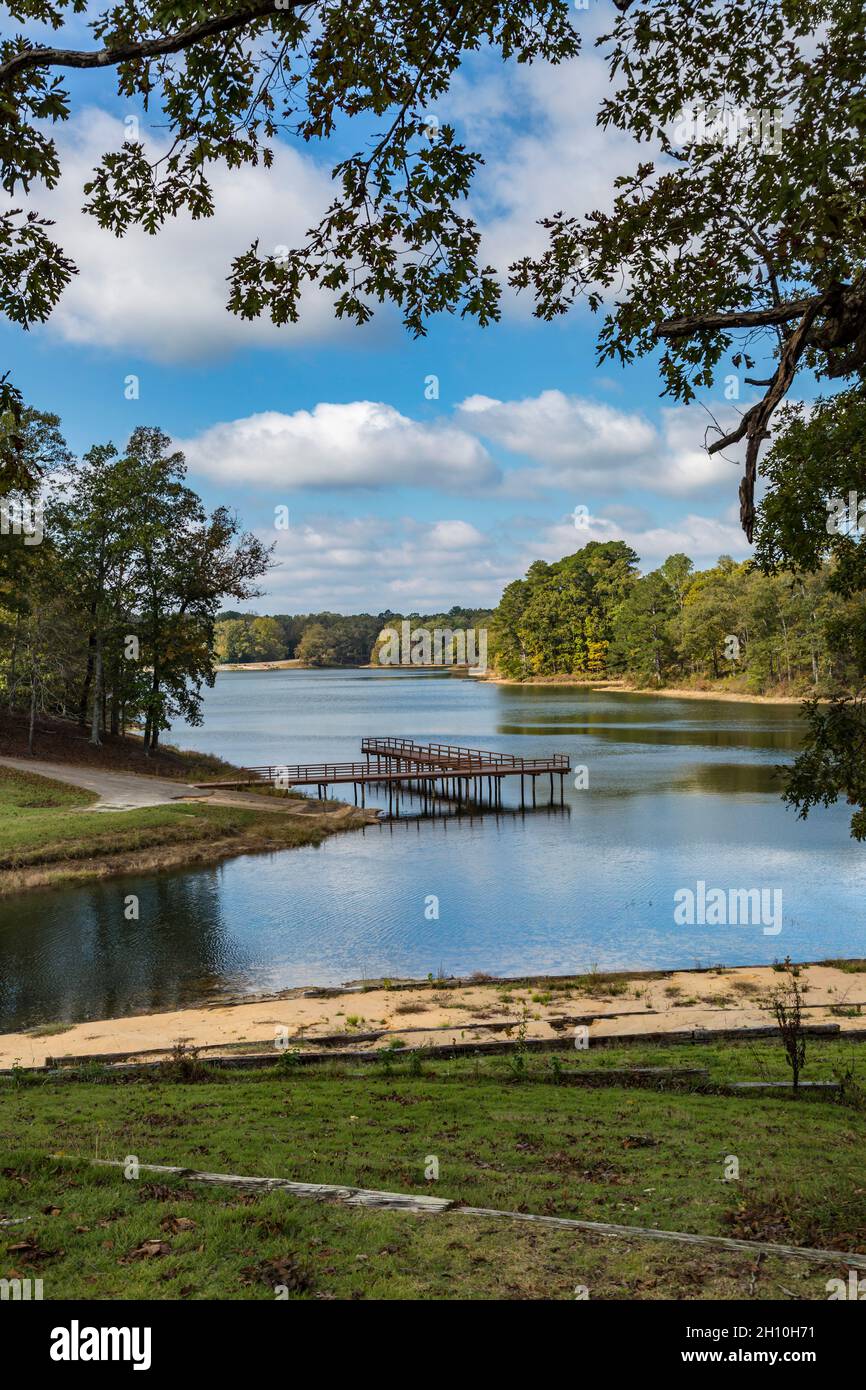 Lake Lee at Tombigbee State Park near Tupelo, Mississippi Stock Photo