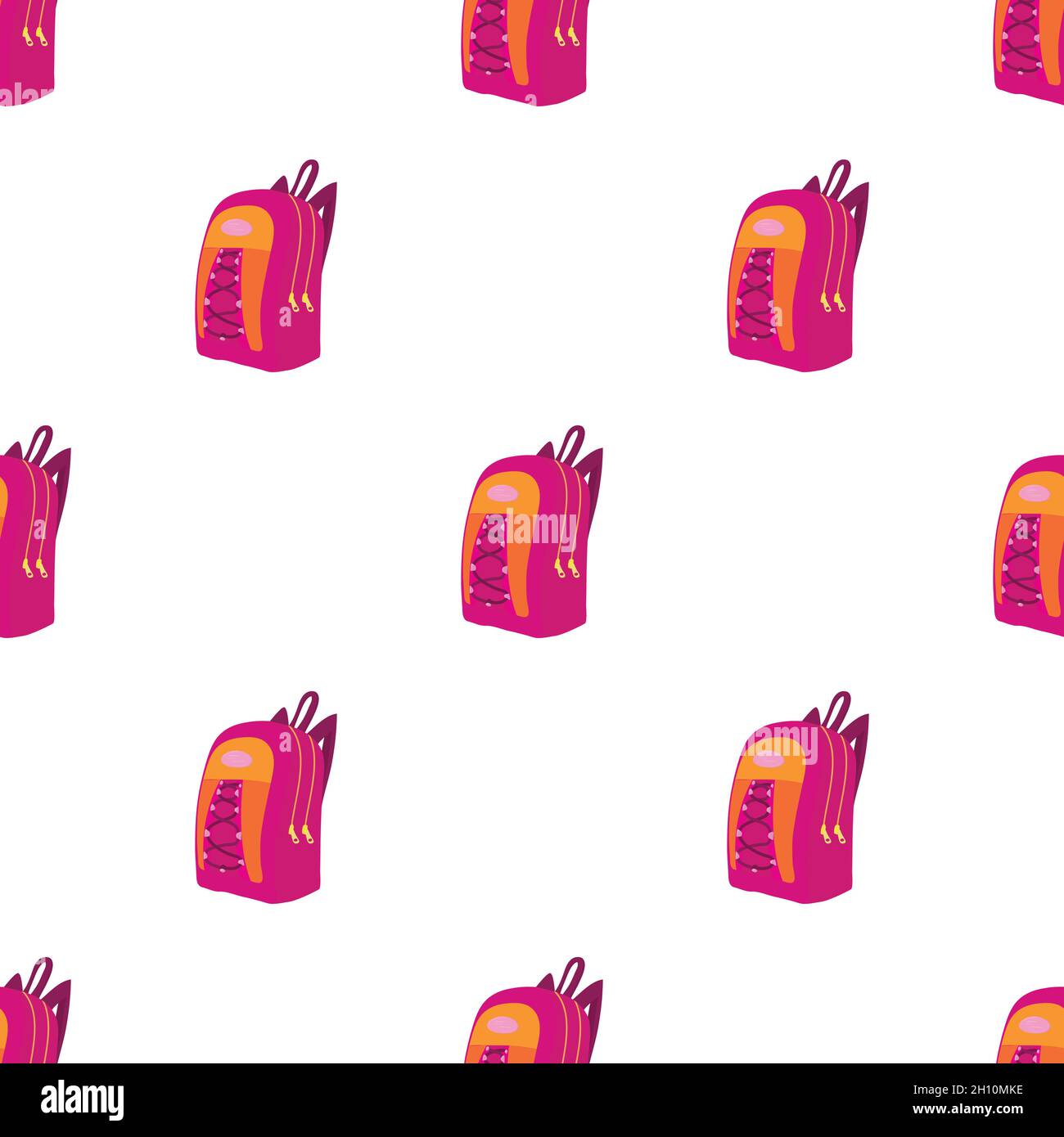 Graduation Print Pattern Backpack main image 0