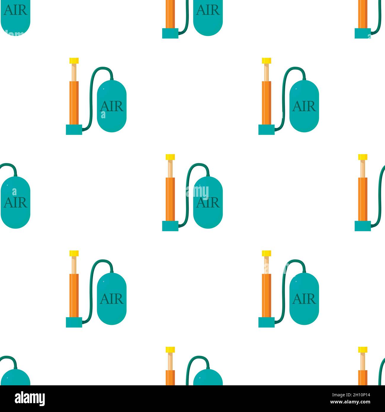 Air pump pattern seamless background texture repeat wallpaper geometric vector Stock Vector