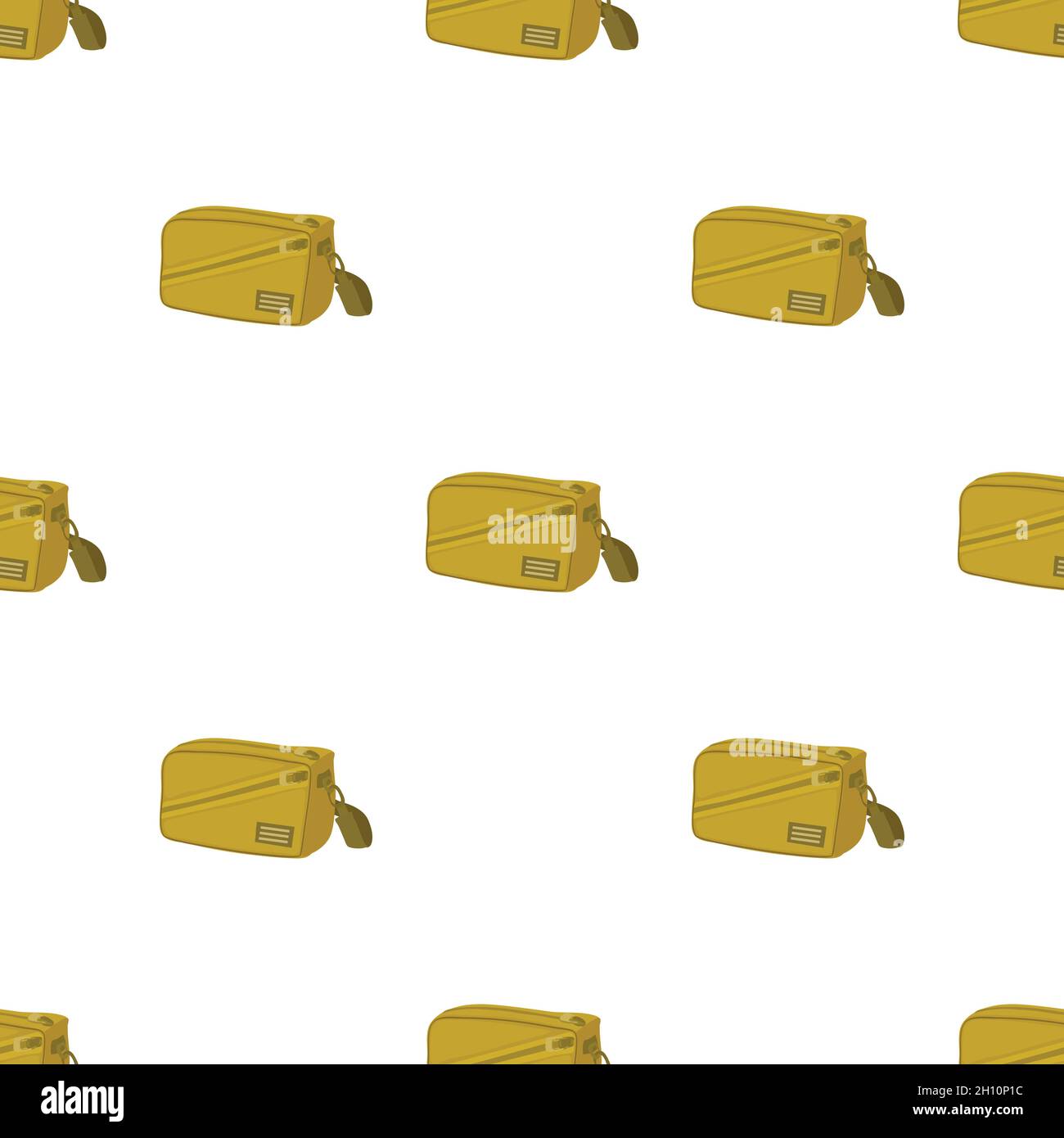 Waist bag pattern seamless background texture repeat wallpaper geometric vector Stock Vector