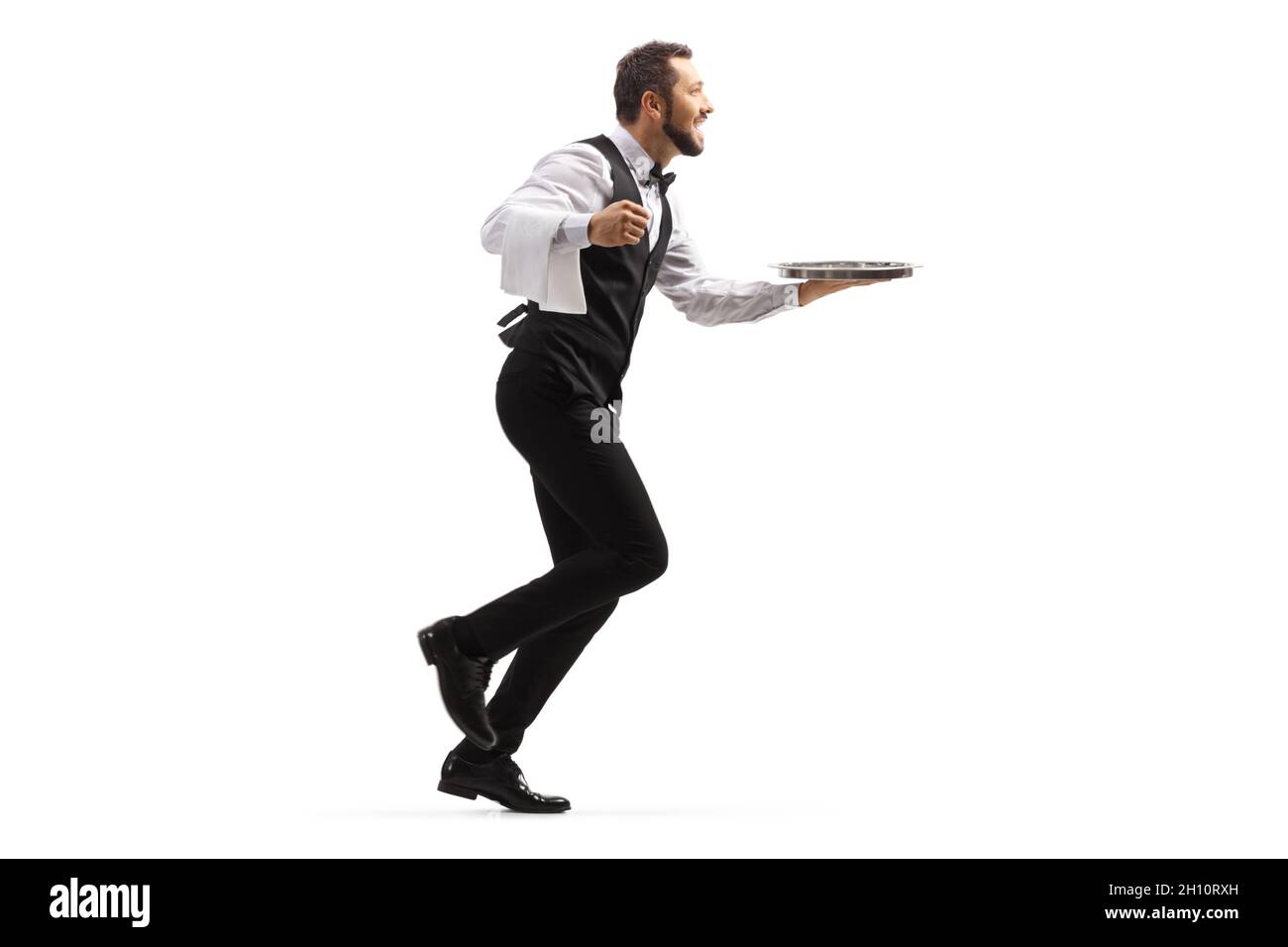 Waiter running hi-res stock photography and images - Alamy