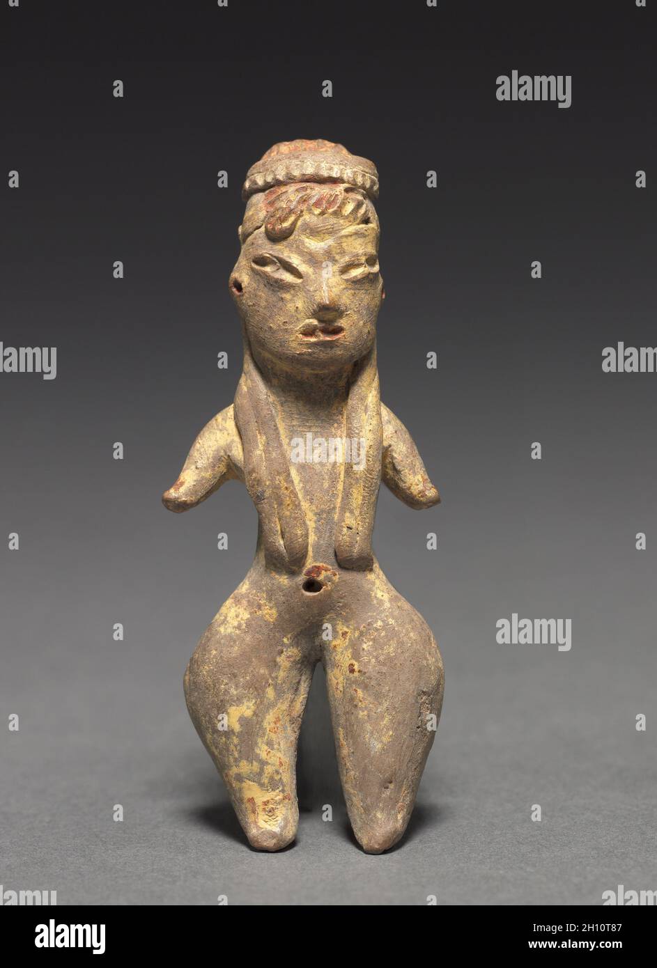 Standing Female Figurine, 1200400 BC. Mesoamerica, Tlatilco. Ceramic
