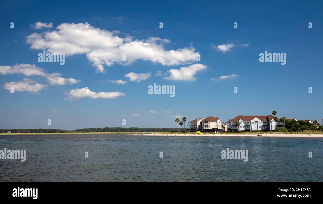 Coastal view of Edisto Island, South Carolina, USA Stock Photo Alamy
