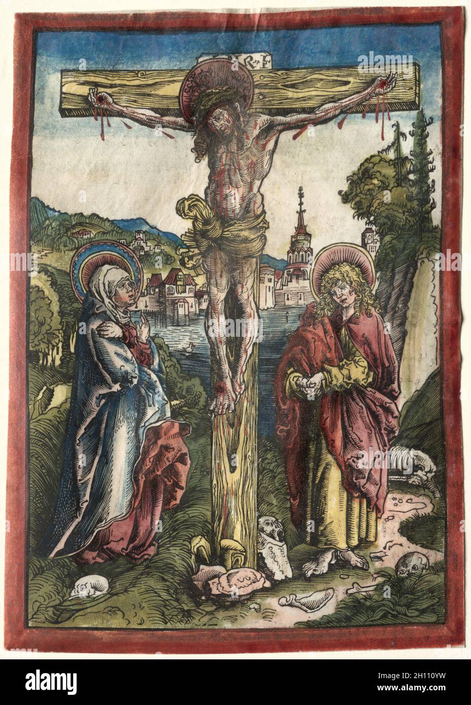 Christ on the Cross between the Virgin and Saint John, 1503. Lucas ...