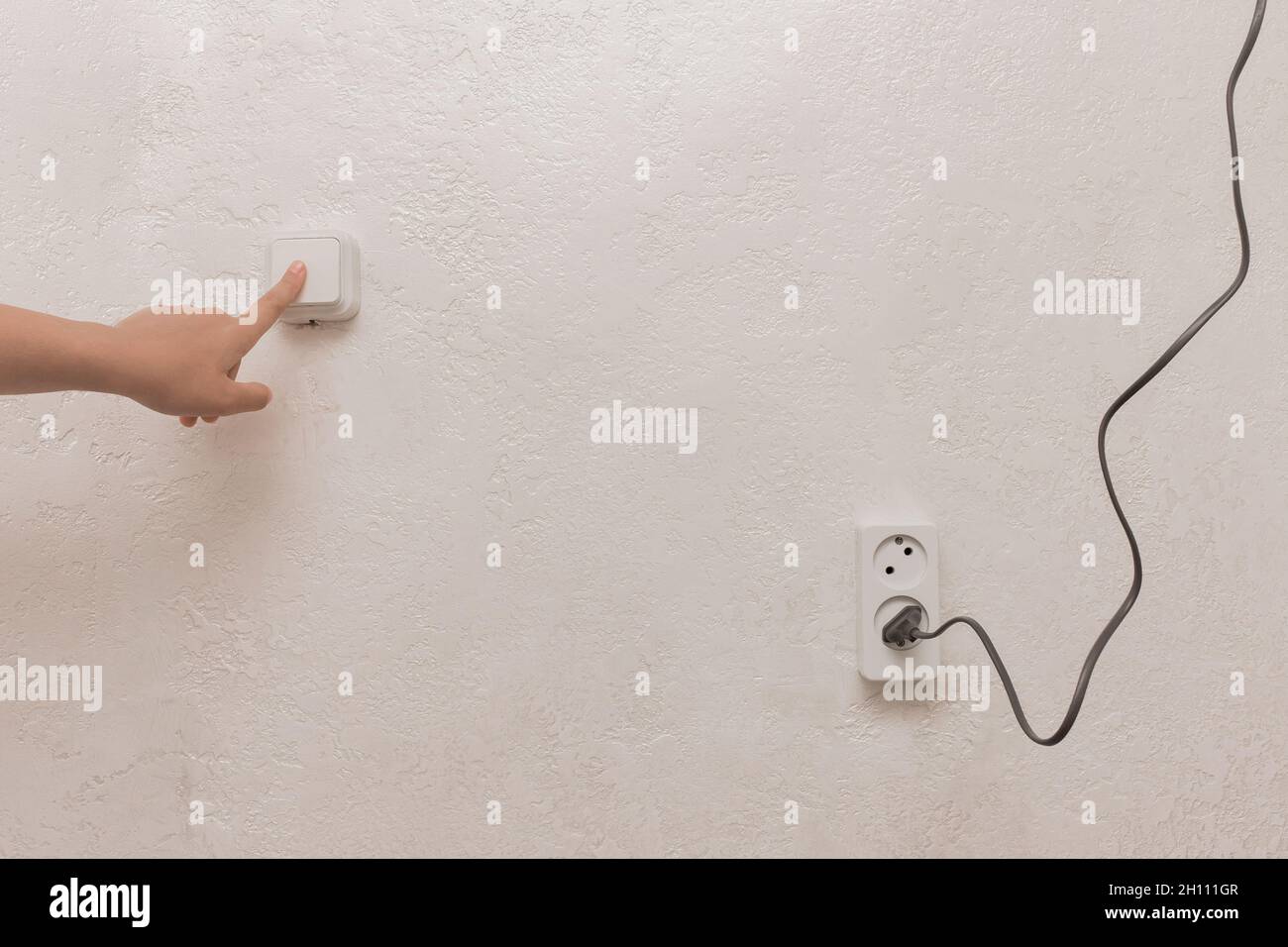 Home electrical appliances, plug and socket safe use, power of