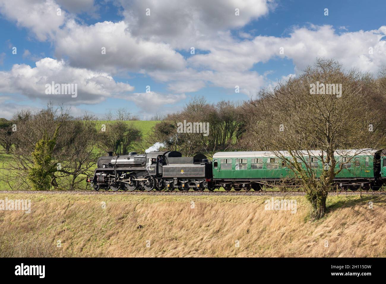 Steam train rolling on hi res stock photography and images Alamy
