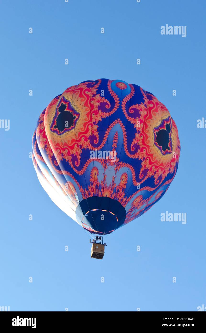 Hot air balloons in Albuquerque New Mexico Stock Photo
