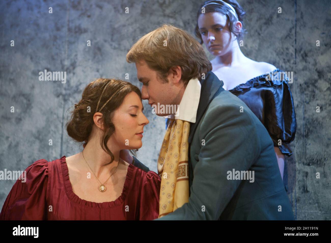 London UK L R Rhiannon Sommers As Mary Shelley Joe Bannister As 