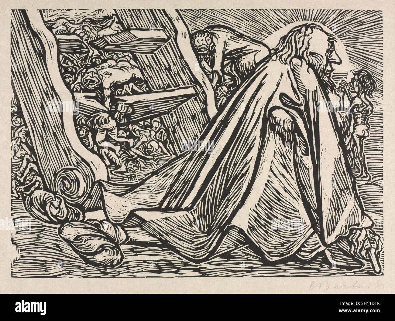 The Transformations of God: The Divine Beggar, 1921. Ernst Barlach ...