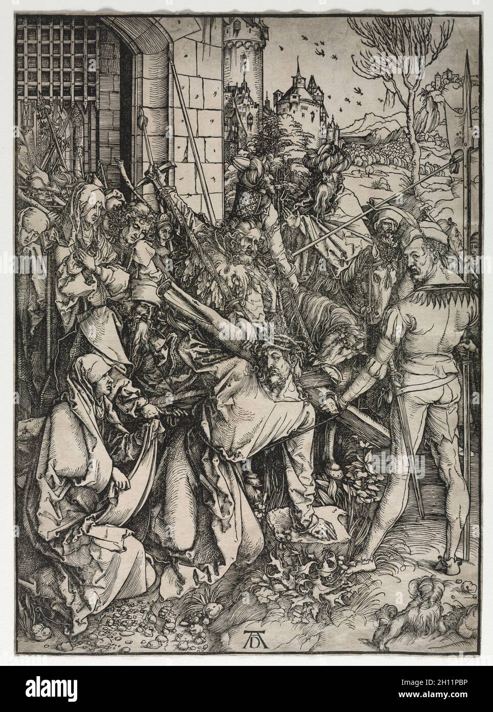 The Great Passion: Christ Bearing The Cross. Albrecht Dürer (German ...