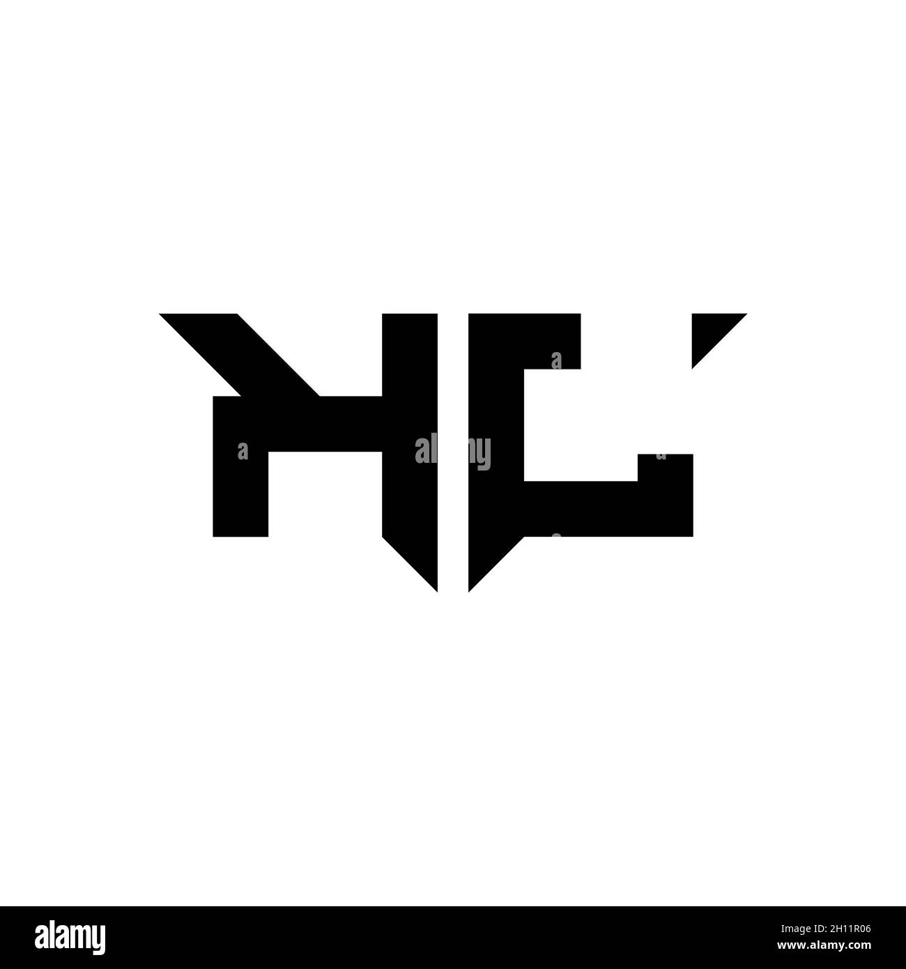 KJ Monogram logo letter with simple modern shape style design template ...