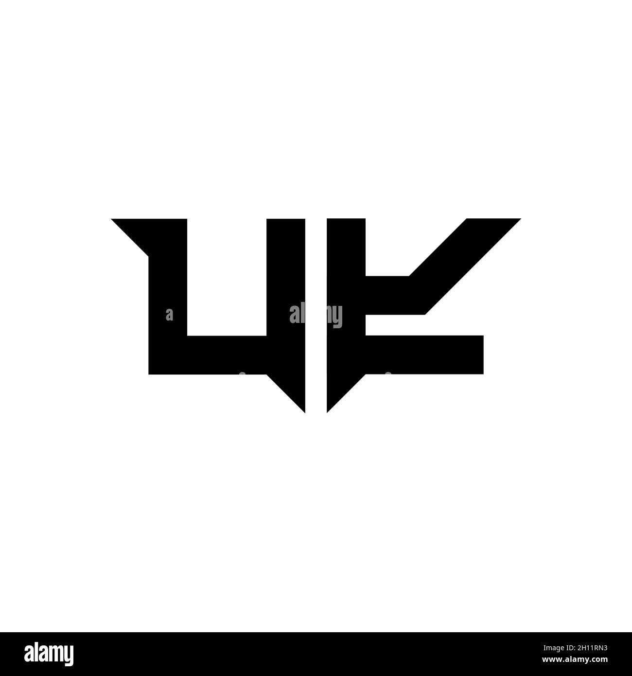 UY Monogram logo letter with simple modern shape style design template ...