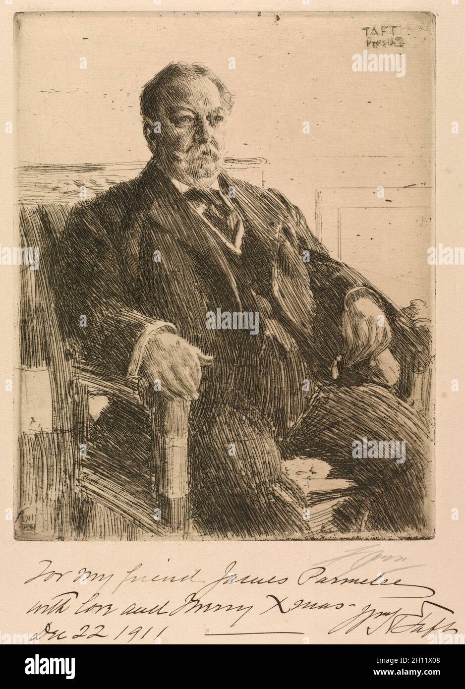 President William Howard Taft, 1911. Anders Zorn (Swedish, 1860-1920 ...