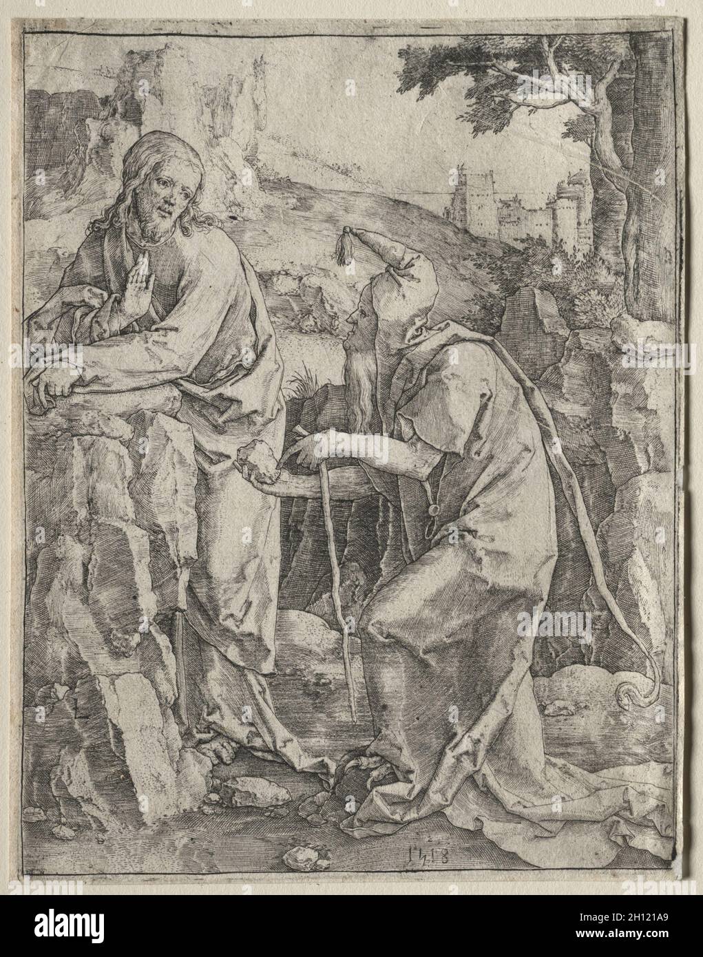 The Temptation of Christ, 1518. Lucas van Leyden (Dutch, 1494-1533 ...