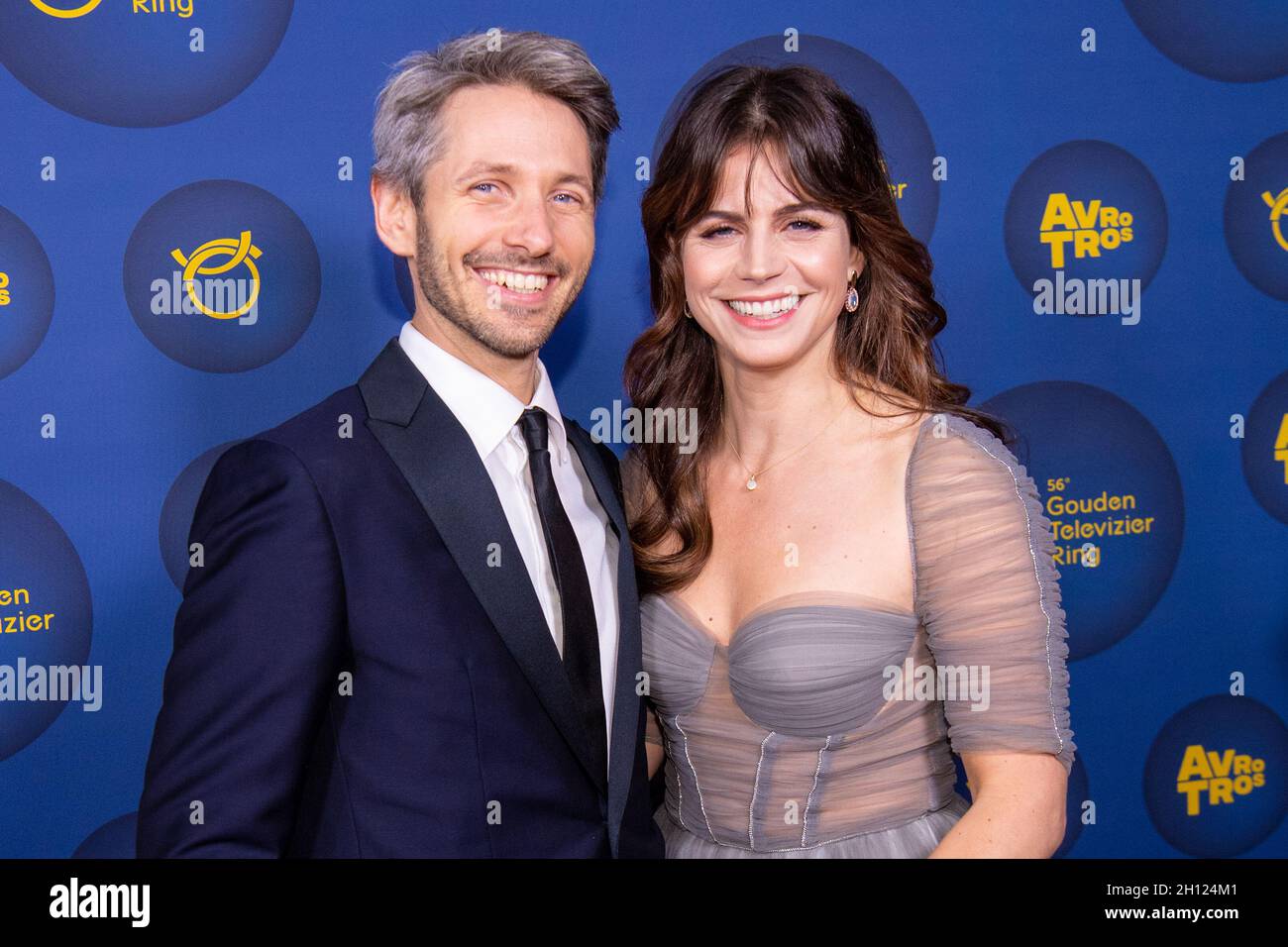 Wouter de Jong and Elise Schaap attending the 56th Televizier Ring Gala