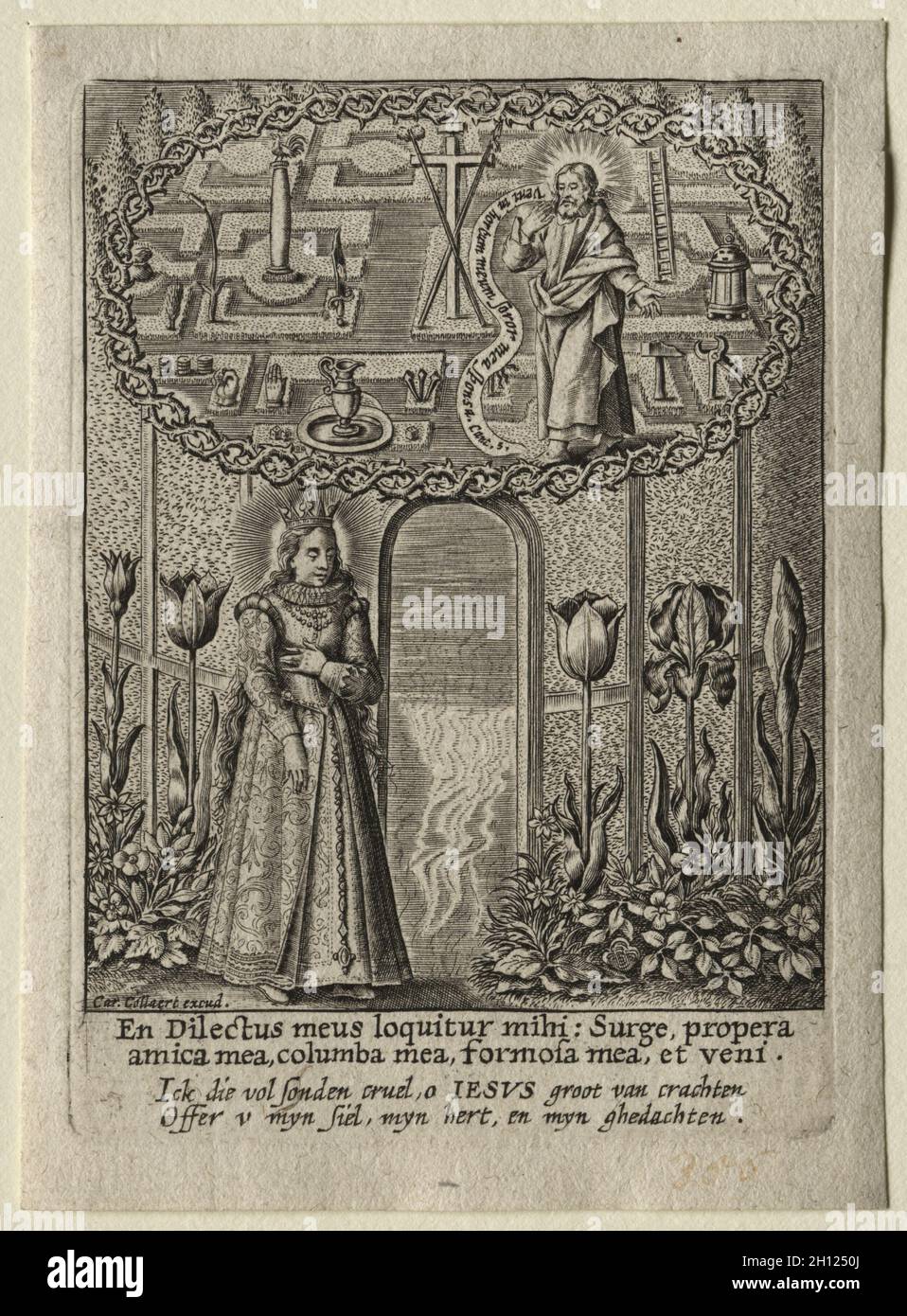Come Into My Garden My Sister My Wife First Half 1600s Carel Collaert Engraving Sheet 11 X 8 Cm 4 5 16 X 3 1 8 In Platemark 9 8 X 7 1 Cm 3 7 8 X 2 13 16 In Stock Photo Alamy