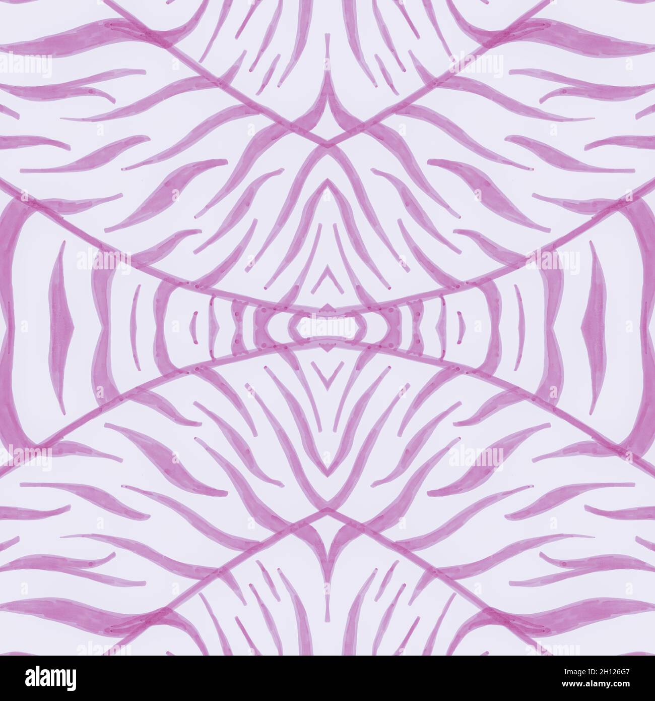 Pastel Zebra Print. Watercolour Animal Skin Stock Photo Alamy