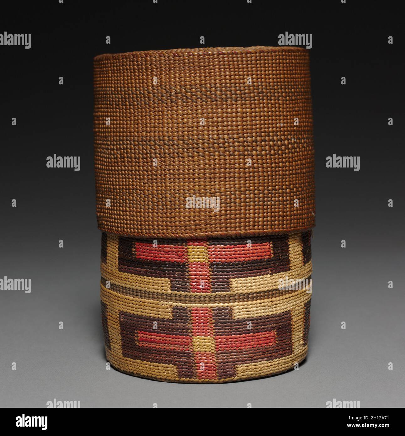 Telescoping basket, 1800's. Northwest Coast, Tlingit, 19th century