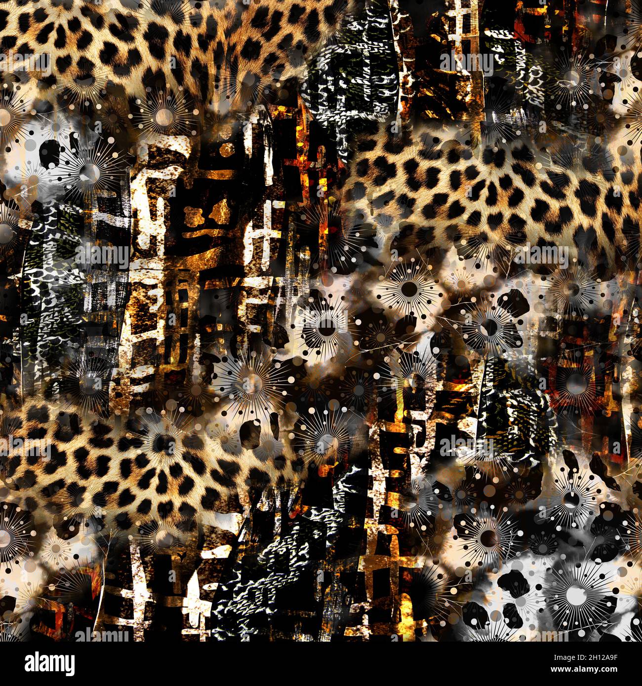 Fashion fabric print patterns, dress designs Stock Photo - Alamy