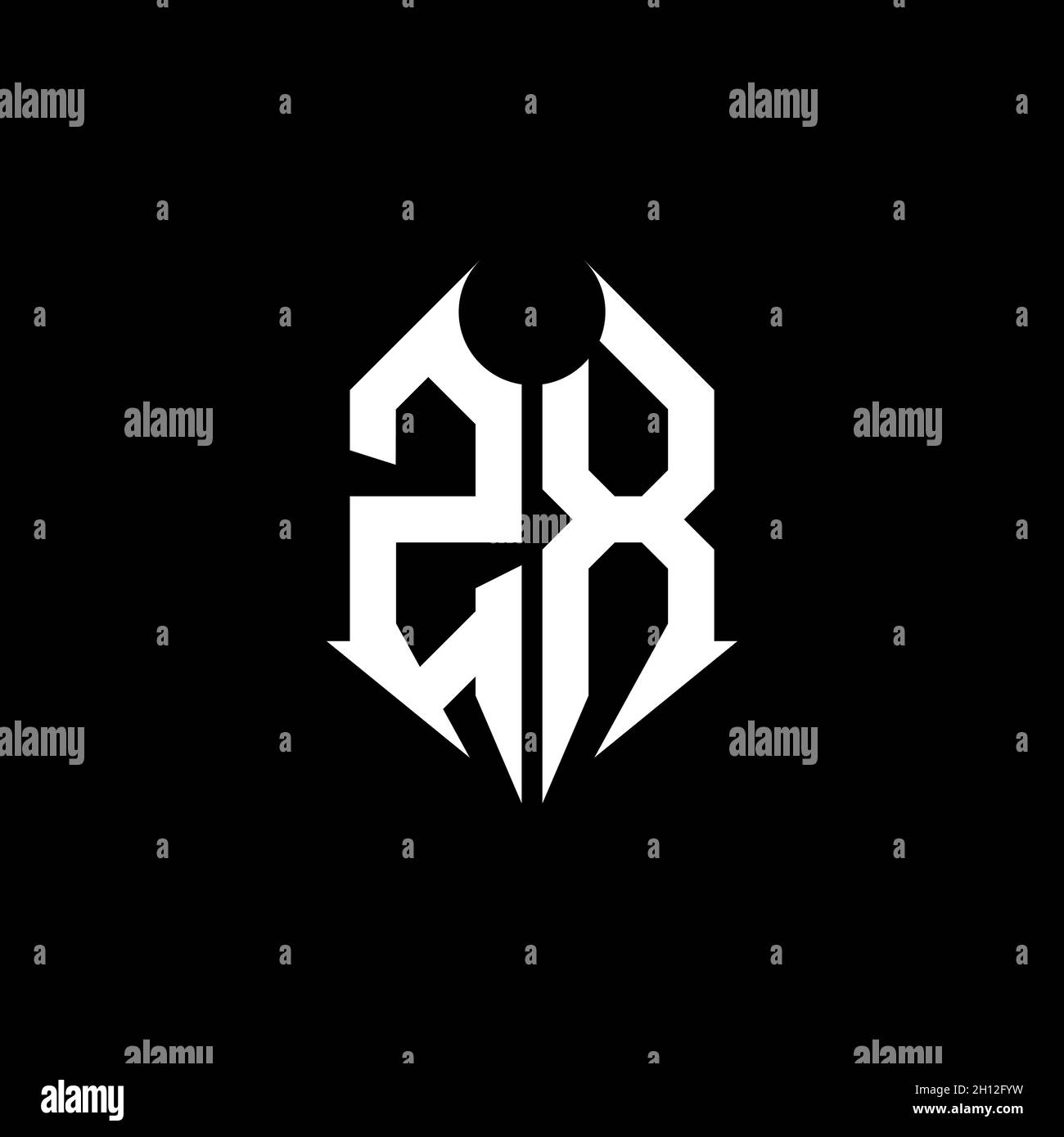 Zx gaming logo Black and White Stock Photos & Images - Alamy