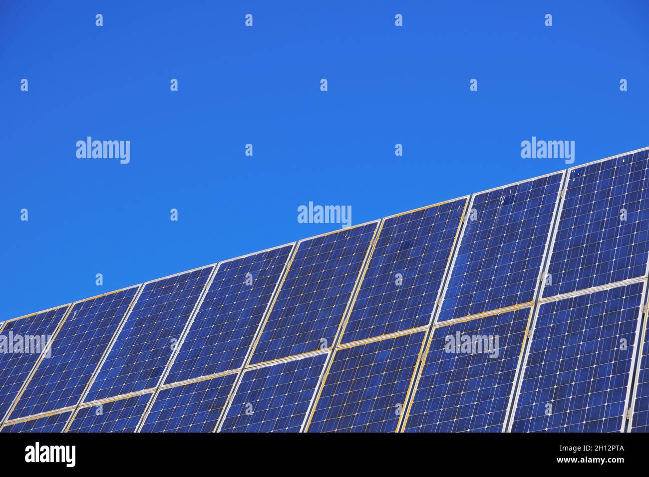 Solar panels.Solar energy. renewable energy. alternative solar power technology.  Stock Photo
