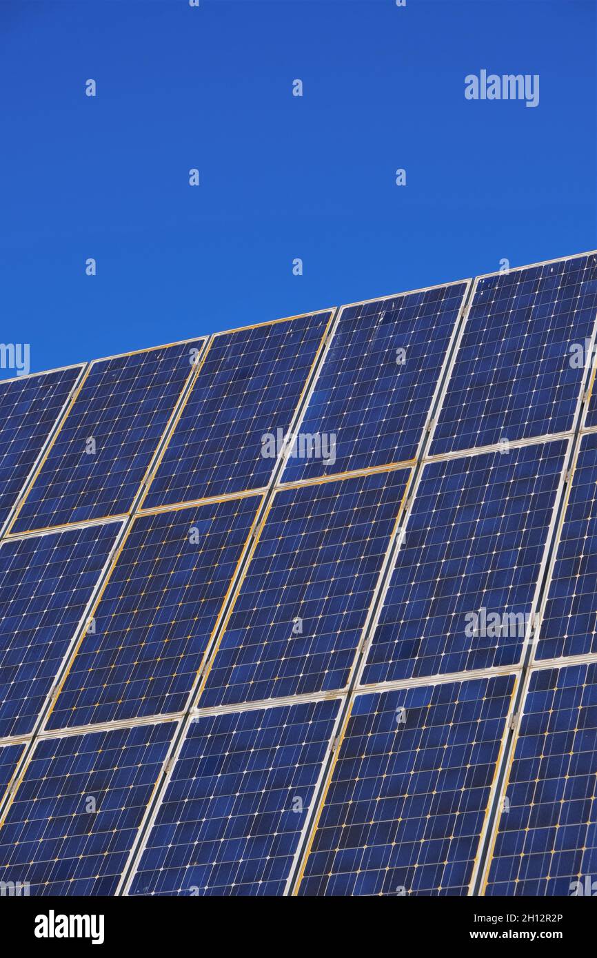 Solar panels.Solar energy. renewable energy. alternative renewable energy from nature Stock Photo