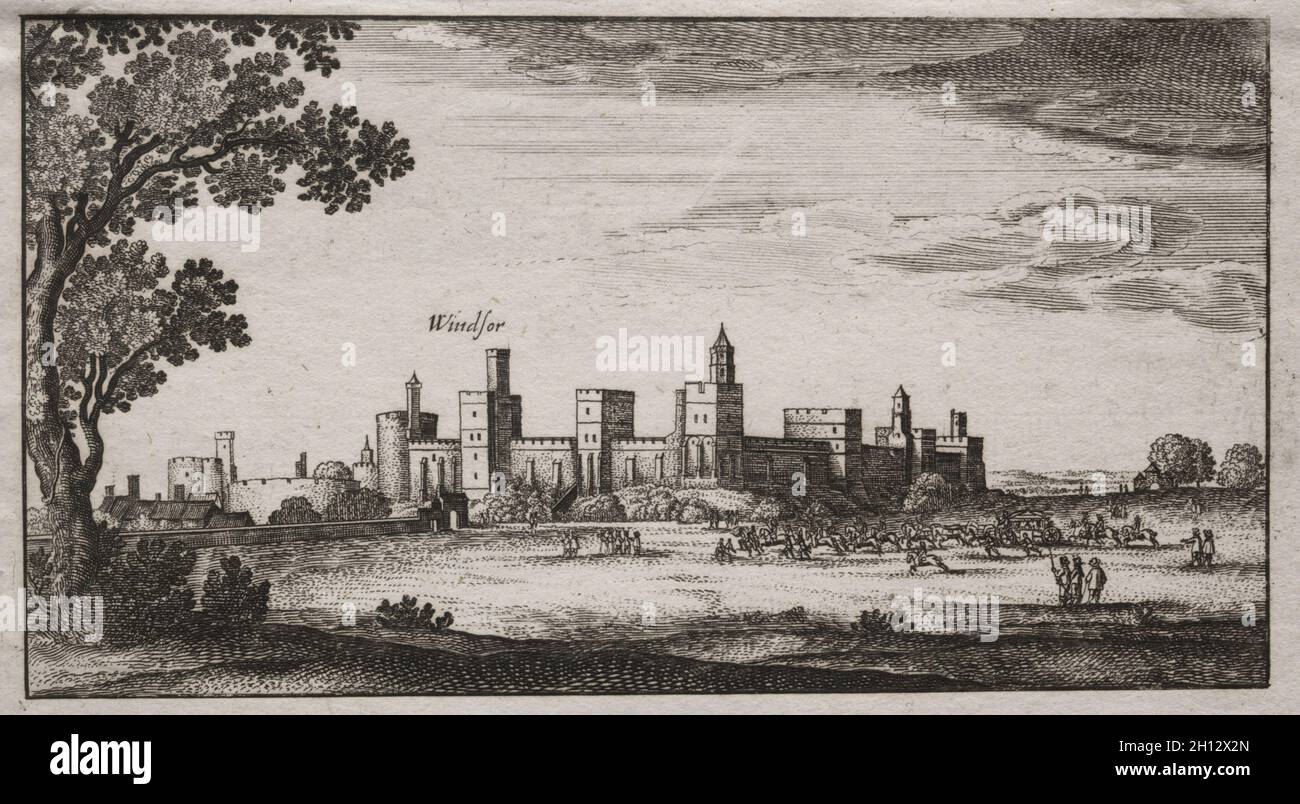 Windsor Castle from the Southeast, 1600s. England (?), 17th century