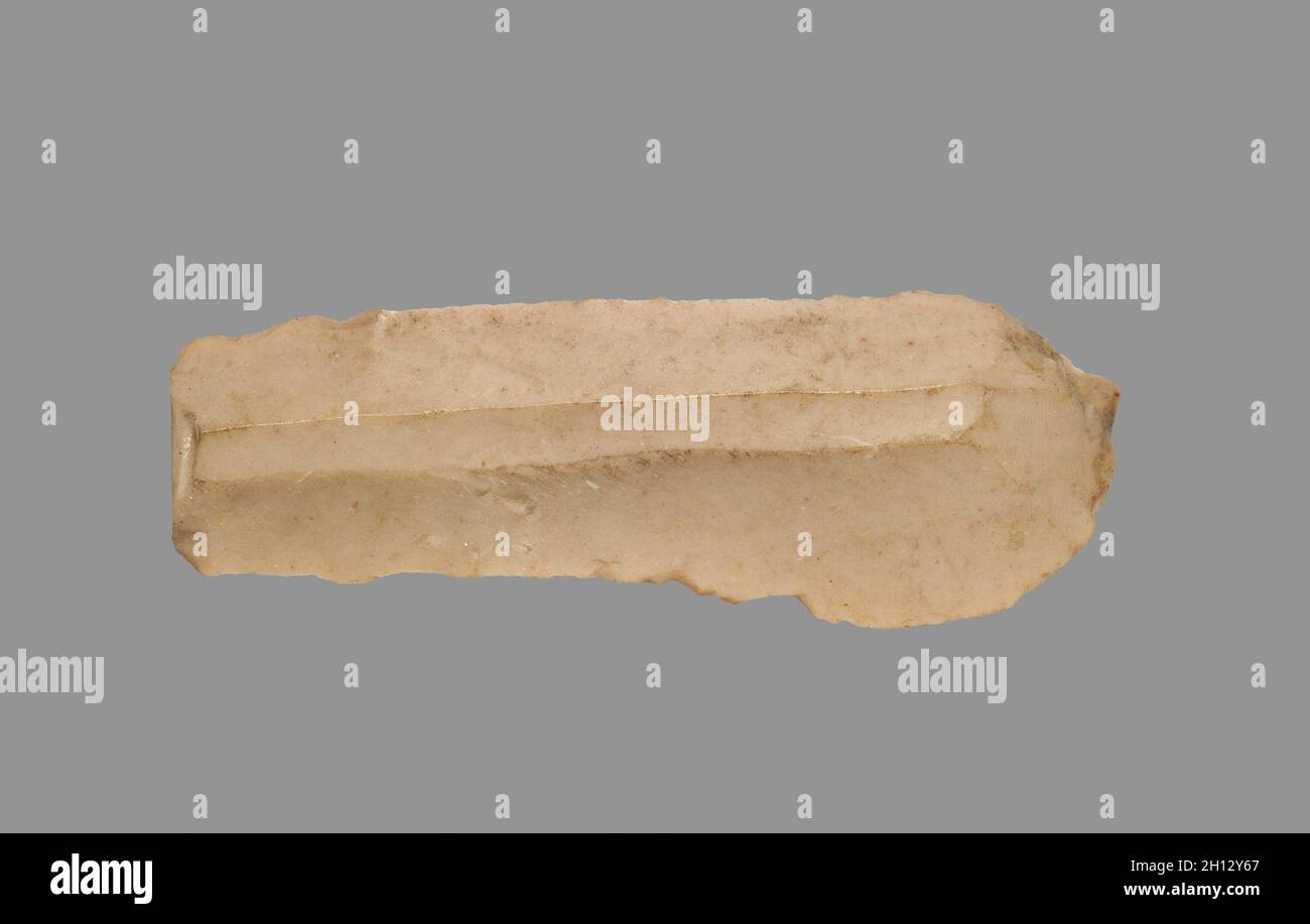 Sickle Blade, 1980-1801 BC. Egypt, Middle Kingdom, Dynasty 12. Flint; overall: 5 cm (1 15/16 in.). Stock Photo