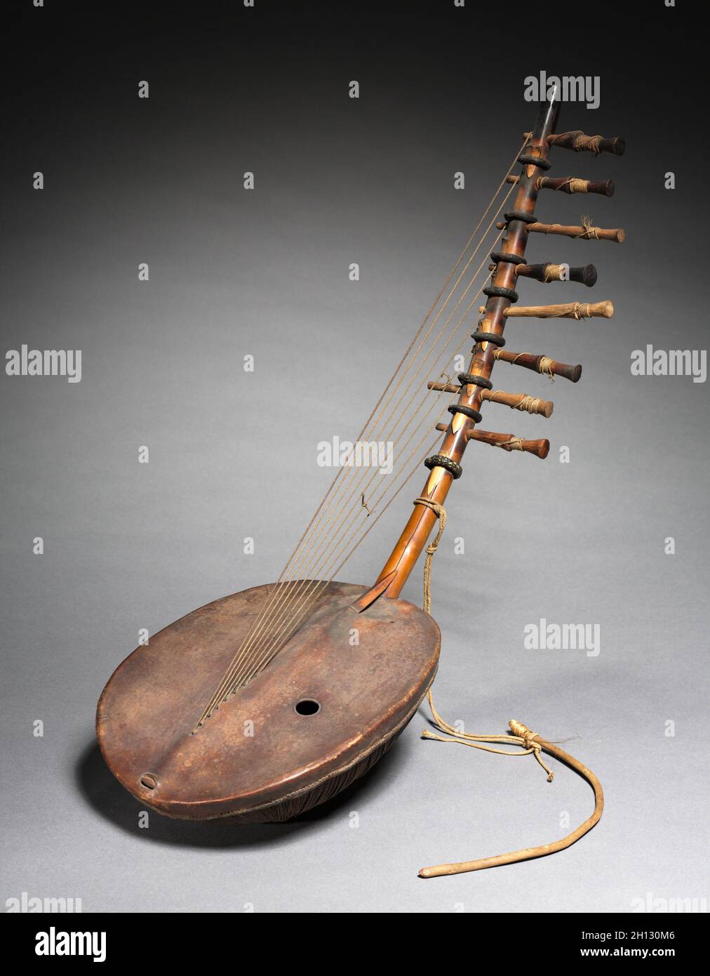 Musical Instrument, 1900s. East Africa, Uganda, 20th century. Wood and ...