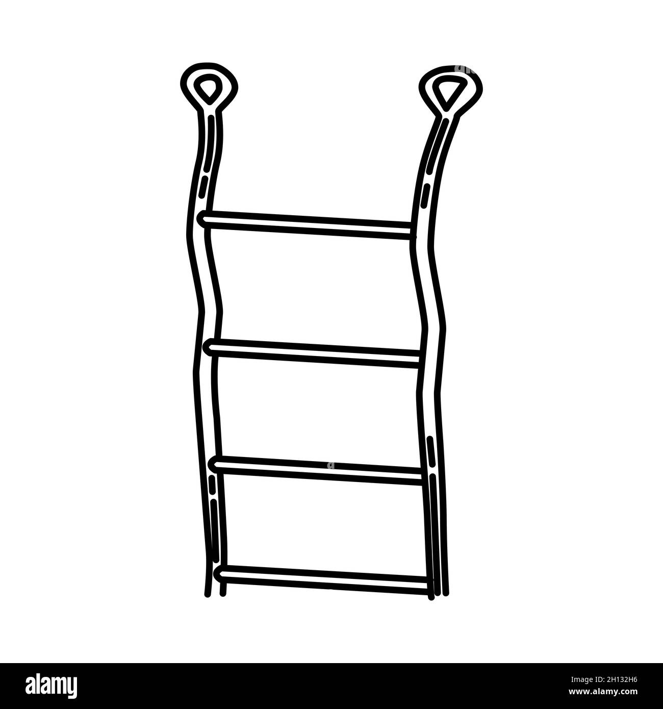 Fire escape rope ladder Part of Firefighter Accessories and Equipment ...