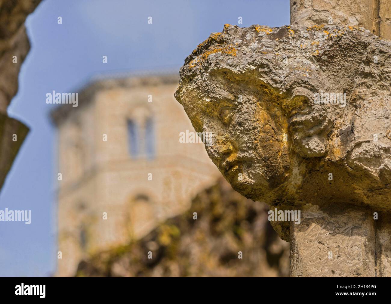 FRANCE - SEINE MARITIME (76) - ABBEY OF JUMIEGES Stock Photo