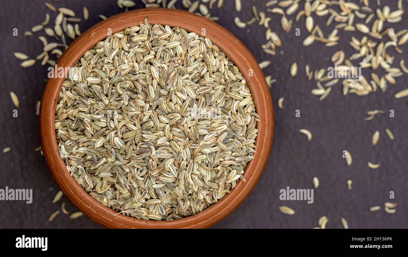 Fennel Seeds An Aromatic and Nutritious Spice in a Rustic Setting