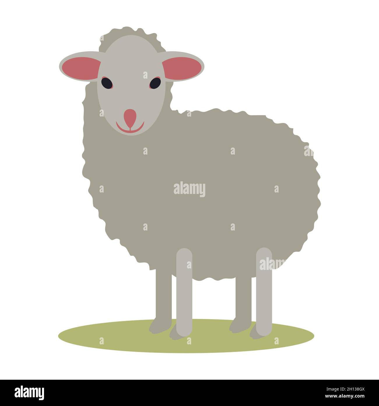 Sheep isolated Stock Vector