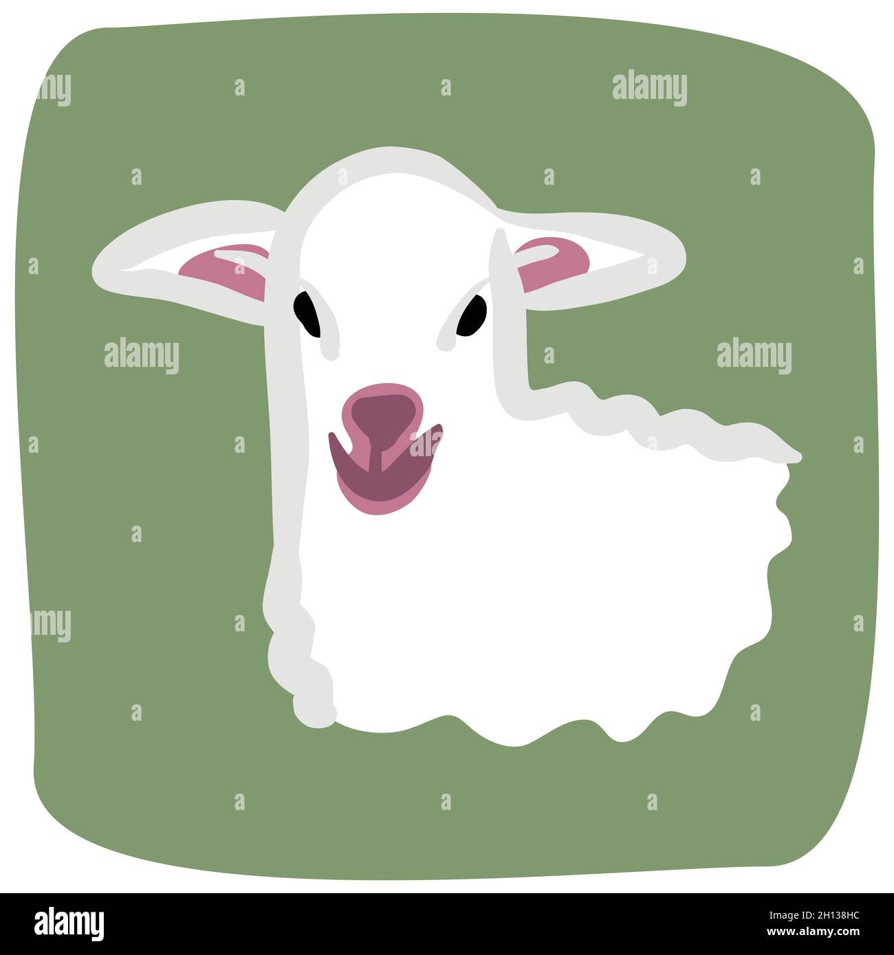 Sheep illustration Stock Vector