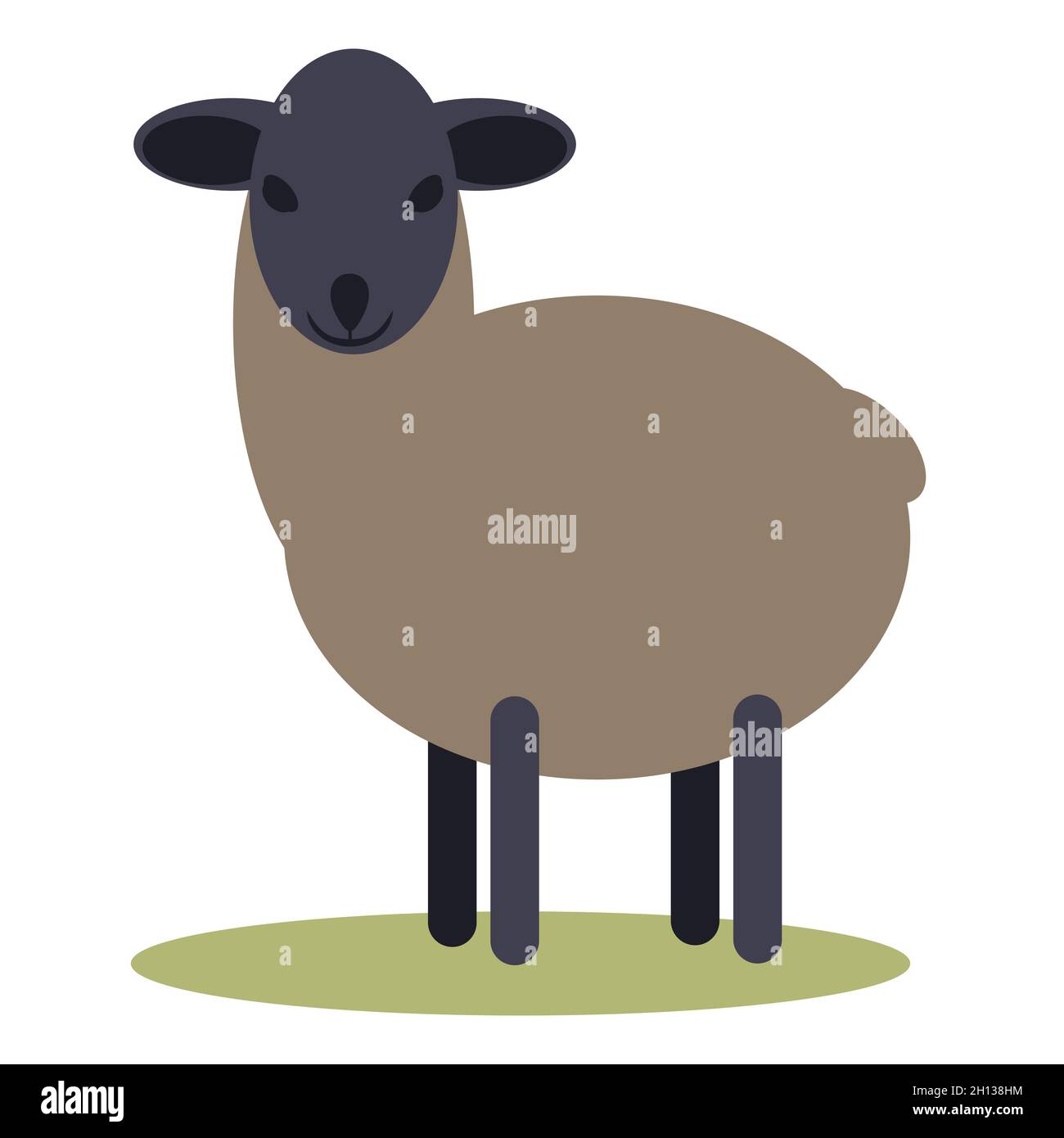 small black sheep Stock Vector